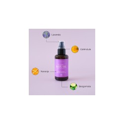 Huile relaxante secrète Alma au calendula, à la lavande et à la bergamote 100 ml
