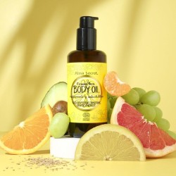 Alma Secret Straffendes Yuzu Körperöl "Big Size" Limitierte Edition 200 ml