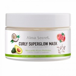 Alma Secret Máscara Curly Superglow (Cabelos cacheados ou ondulados) 250 ml