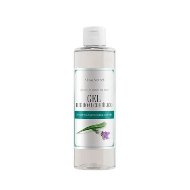 Gel hydroalcoolique pour les mains Alma Secret Aloe et Lavande Écologique 250 ml Gel hydroalcoolique pour les mains Alma Secret Aloe et Lavande Écologique 250 ml