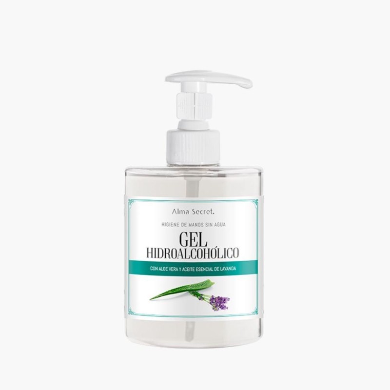 Gel hydroalcoolique mains Alma Secret Aloe et Lavande Bio 500 ml Gel hydroalcoolique mains Alma Secret Aloe et Lavande Bio 500 ml
