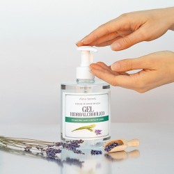 Gel hydroalcoolique mains Alma Secret Aloe et Lavande Bio 500 ml