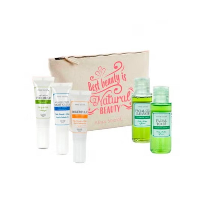 Alma Secret Pack Beauty Travel Normal/Combination Skin 5 Products Alma Secret Pack Beauty Travel Normal/Combination Skin 5 Products