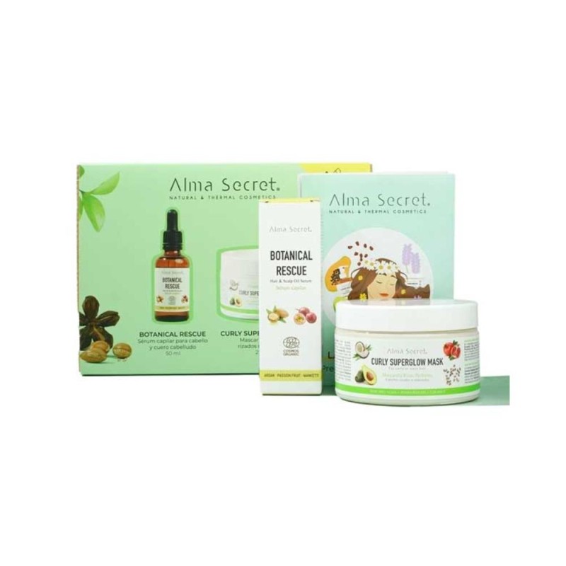 Pack Secret Alma Masque Bouclé 250 ml + Sérum Capillaire Botanical Rescue 50 ml Pack Secret Alma Masque Bouclé 250 ml + Sérum Capillaire Botanical Rescue 50 ml