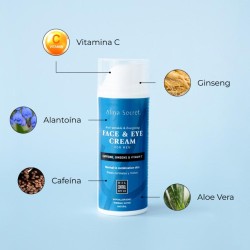 Crème anti-rides visage et yeux Alma Secret Caféine, ginseng et vitamine C SPF 20 50 ml