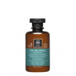 APIVITA Shampoo Balanceador para Cabelos Oleosos Menta e Própolis 250ml