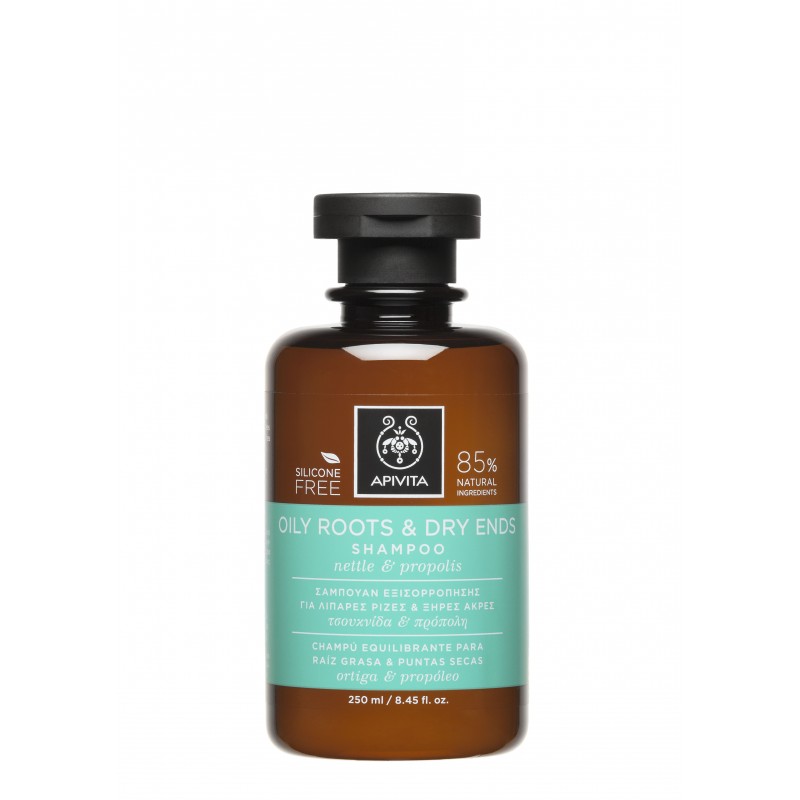 APIVITA Ausgleichendes Shampoo für fettige Haarwurzeln und trockene Spitzen, 250 ml APIVITA Ausgleichendes Shampoo für fettige Haarwurzeln und trockene Spitzen, 250 ml
