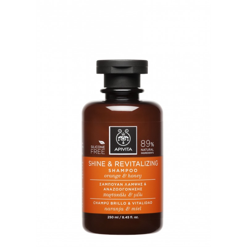 Apivita Glanz- und Vitalitätsshampoo mit Orange und Honig 250ml Apivita Glanz- und Vitalitätsshampoo mit Orange und Honig 250ml