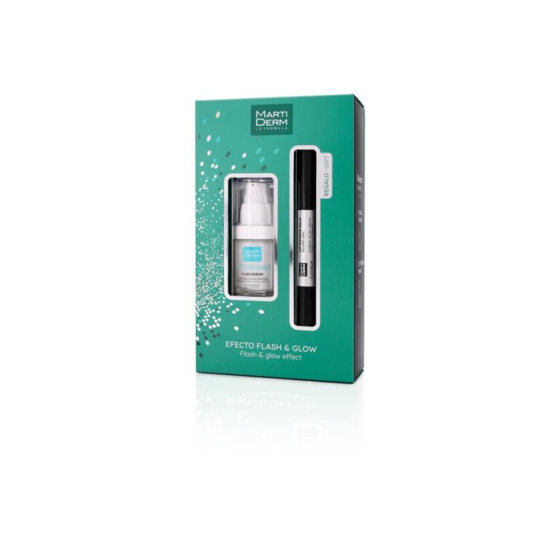 Baume à lèvres de Noël + Sérum Flash MARTIDERM Baume à lèvres de Noël + Sérum Flash MARTIDERM