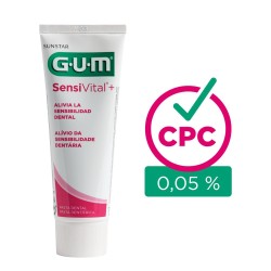 Gum Sensivital+ Toothpaste Gel Duplo 2x75 ml