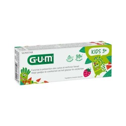 Gum Kids 3+ Erdbeer-Zahnpasta-Gel, 50 ml