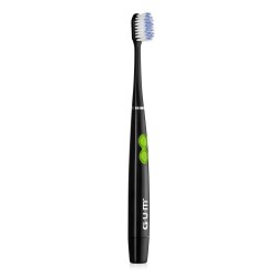 Escova de dentes Gum Sonic Daily Black com bateria 1 unidade