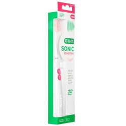 Gum Sonic Sensitive Battery-operated Toothbrush 1 Unit 【ONLINE PURCHASE】