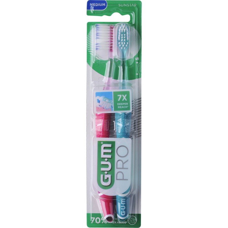 Gum Pro Medium Brush Duplo 2 pcs