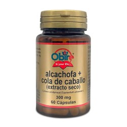 Obire Artichaut + Prêle 300 mg 60 Gélules
