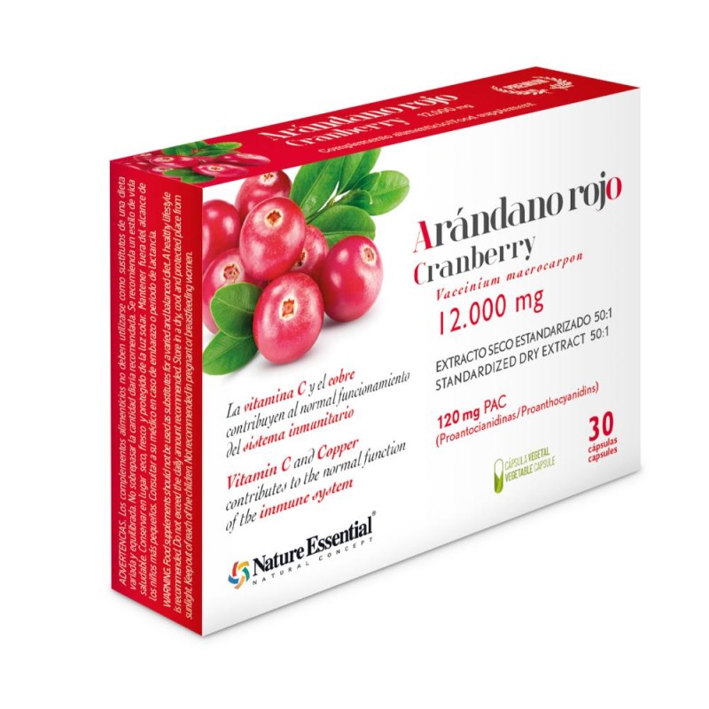 Nature Essential Cranberry Complex 12000 mg 30 Capsules Nature Essential Cranberry Complex 12000 mg 30 Capsules