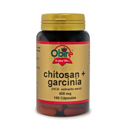 Obire Chitosán + Garcinia 450 mg 100 Cápsulas