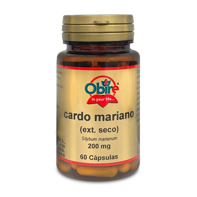 Obire Cardo Mariano 200 mg 60 Cápsulas Obire Cardo Mariano 200 mg 60 Cápsulas