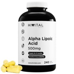 Hivital Ácido Alfa Lipoico 500 mg 240 Cápsulas