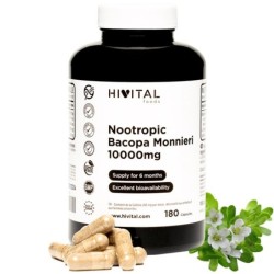 Hivital Nootrópico Bacopa Monnieri 10000 mg 180 Cápsulas