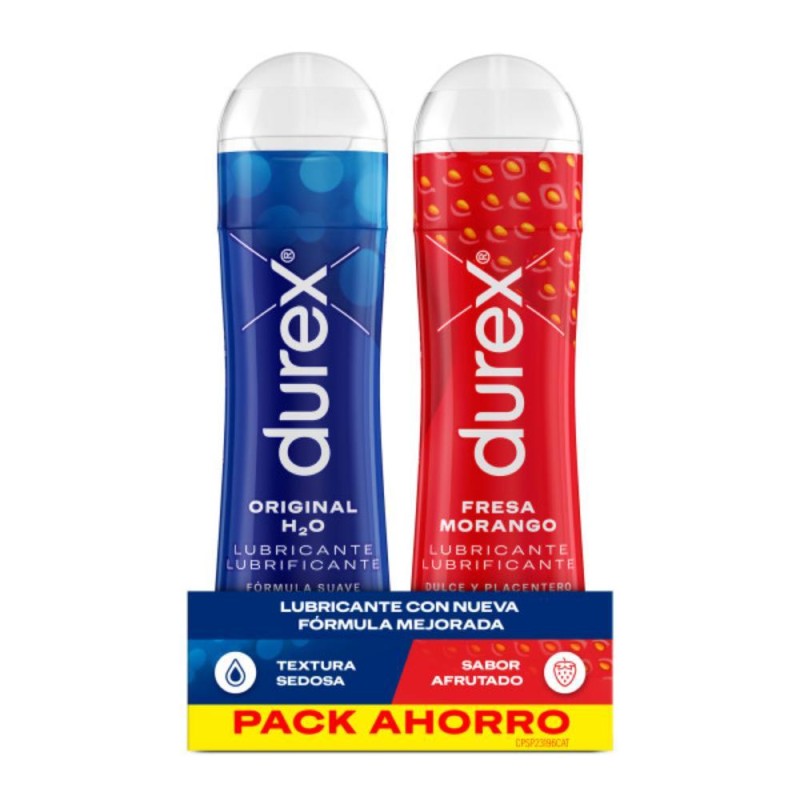 Durex Pack Strawberry Lubricant 50 ml + Original Lubricant 50 ml Durex Pack Strawberry Lubricant 50 ml + Original Lubricant 50 ml