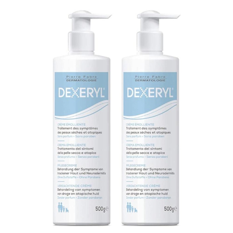 Crème Émolliente Dexeryl 2x500 ml Crème Émolliente Dexeryl 2x500 ml