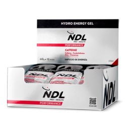 NDL Pro-Health Performance Pack Energy Gel with Caffeine Cola Flavor 12x60 g