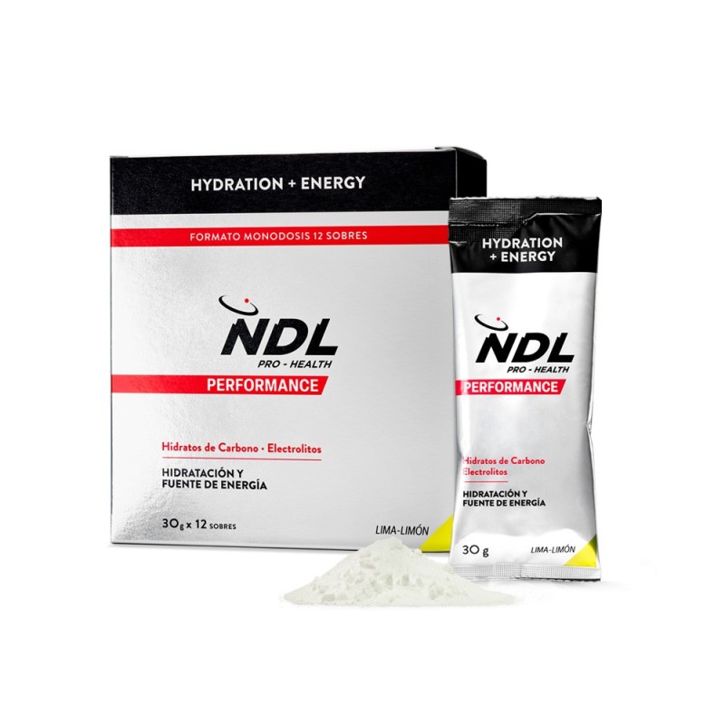 NDL Pro-Health Performance Pack Hidratación y Energía Lima-Limón 12x30 g NDL Pro-Health Performance Pack Hidratación y Energía Lima-Limón 12x30 g