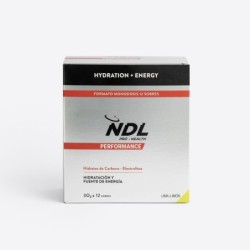 NDL Pro-Health Performance Pack Hydration and Energy Lime-Lemon 12x30 g