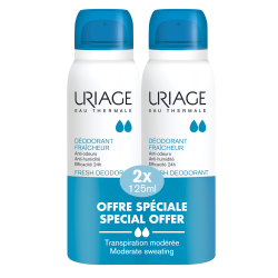 URIAGE Déodorant Fraîcheur 2x125 ml