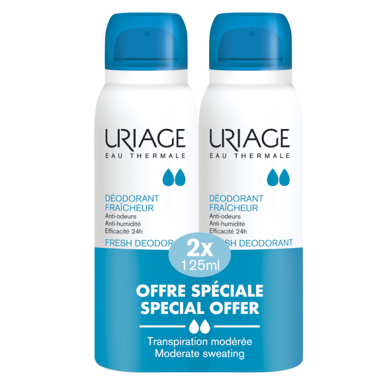 URIAGE Freshness Deodorant 2x125 ml