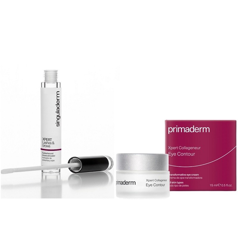 Pack Look 360º SINGULADERM Xpert Cils & Sourcils + Xpert Collageneur Contour des Yeux