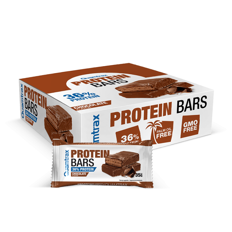 Quamtrax Proteinriegel Schokolade 35g x 32 Einheiten