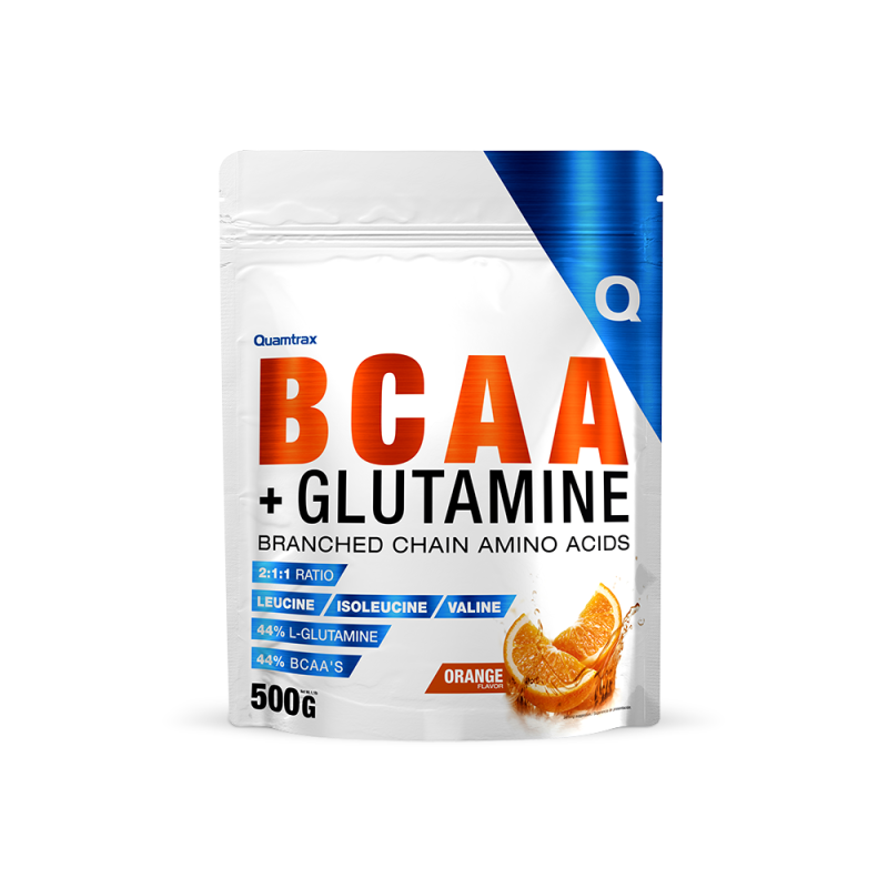 Quamtrax Direct BCAA + Glutamine Orange 500g Quamtrax Direct BCAA + Glutamine Orange 500g