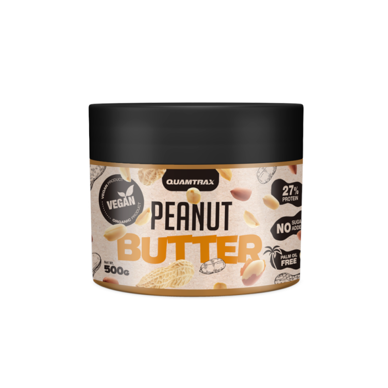 Quamtrax Erdnussbutter glatt 500 g