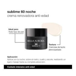 BELLA AURORA Sublime 60+ Anti-Aging Night Renewal Cream 50ml
