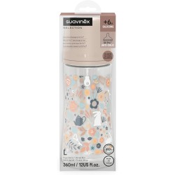 SUAVINEX Wonderland Bottle +6m SX Pro Physiological Silicone 360ml Beige