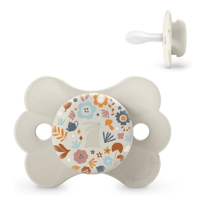 SUAVINEX SX Pro Chupeta Silicone Wonder Butterfly Flores Bege 0-6 Meses SUAVINEX SX Pro Chupeta Silicone Wonder Butterfly Flores Bege 0-6 Meses