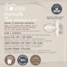 SUAVINEX SX Pro Chupeta Silicone Wonder Butterfly Flores Azuis 0-6 Meses