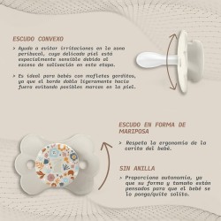 SUAVINEX SX Pro Chupeta Silicone Wonder Butterfly Flores Azuis 0-6 Meses