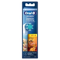 Brosse à dents électrique de rechange Oral-B Pro-Kids Lion King 4 têtes