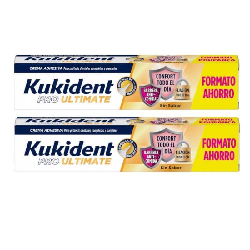KUKIDENT Pro Ultimate Sem Sabor Triplo 2x57 g
