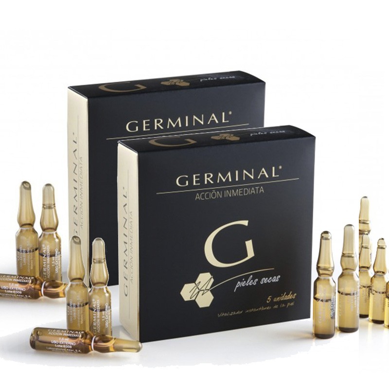 GERMINAL Duplo Azione Immediata Pelle Secca 2x5 Unità
