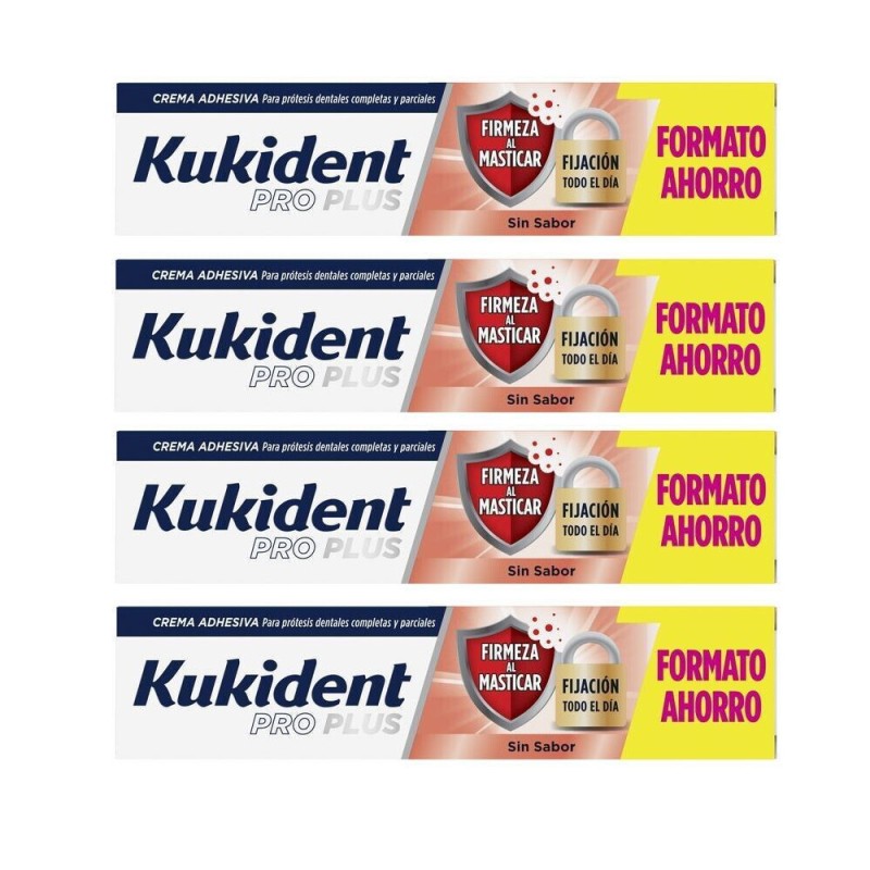 KUKIDENT Pro Plus Selado Melhor Tecnologia Quádrupla 4x57g KUKIDENT Pro Plus Selado Melhor Tecnologia Quádrupla 4x57g