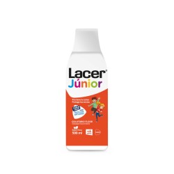 LACER Junior Children's Fluoride Mouthwash 0.5% Strawberry 500ml