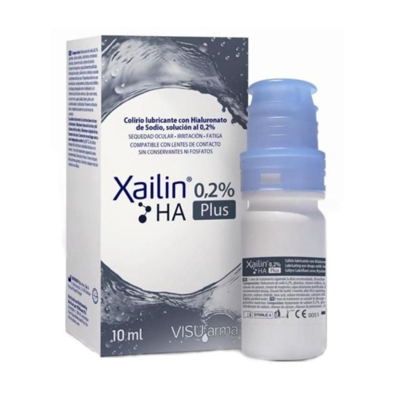 Collyre lubrifiant XAILIN Plus (0,2 % HA) 10 ml Collyre lubrifiant XAILIN Plus (0,2 % HA) 10 ml