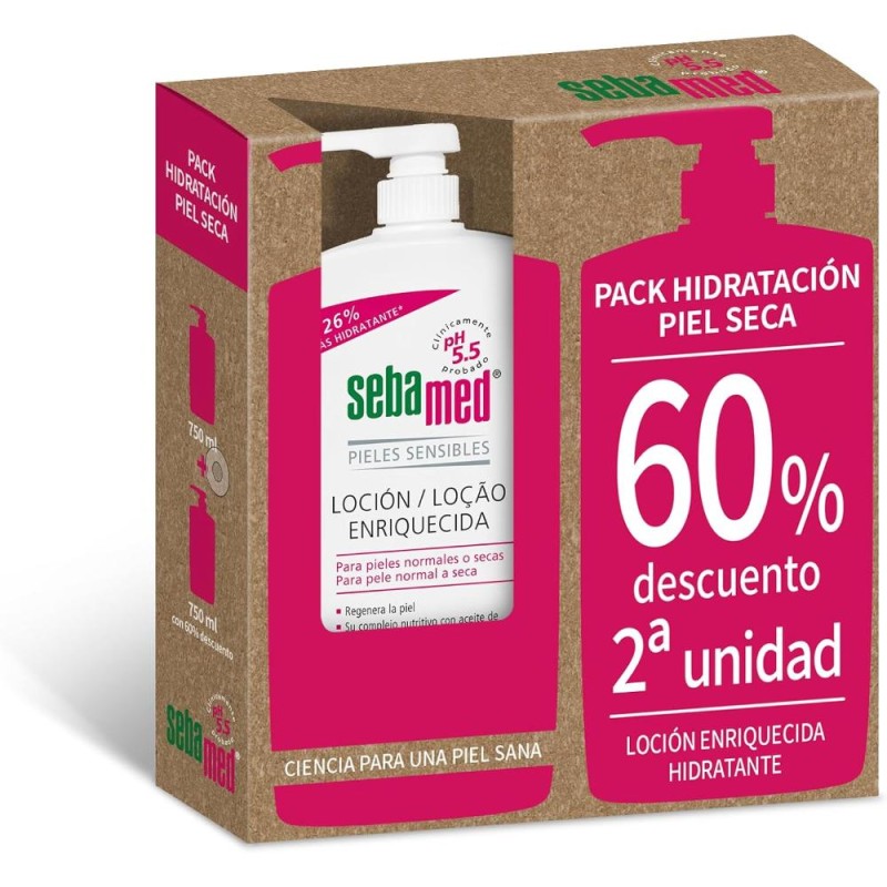 SEBAMED Emulsión Hidratante Sin Jabón con Aceite de Oliva DUPLO 2x750ml SEBAMED Emulsión Hidratante Sin Jabón con Aceite de Oliva DUPLO 2x750ml