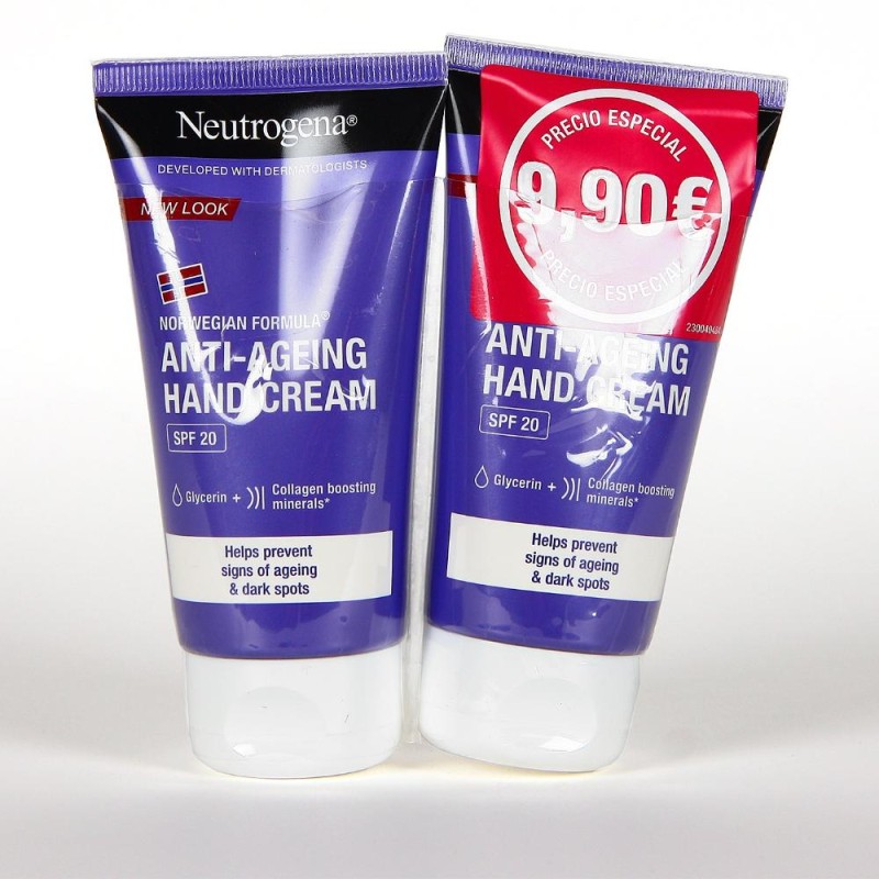 NEUTROGENA Crema Manos Visibly Renew SPF20 DUPLO (2x75ml) NEUTROGENA Crema Manos Visibly Renew SPF20 DUPLO (2x75ml)