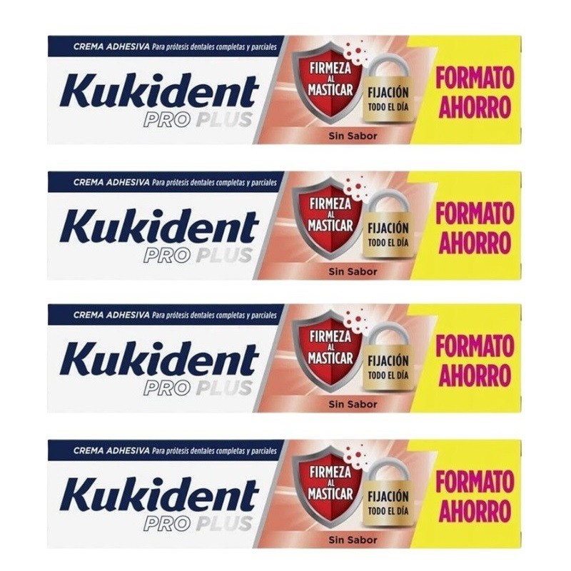 KUKIDENT Pro Plus Der beste Vierfach-Halt 4x60g