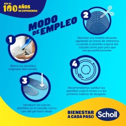 SCHOLL Plantilla Gel Activ Sport Hombre Talla 40 - 46.5